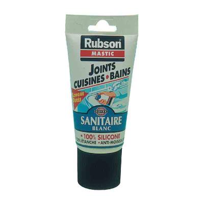 Mastic sanitaire rubson - tube 150 ml - blanc 830684