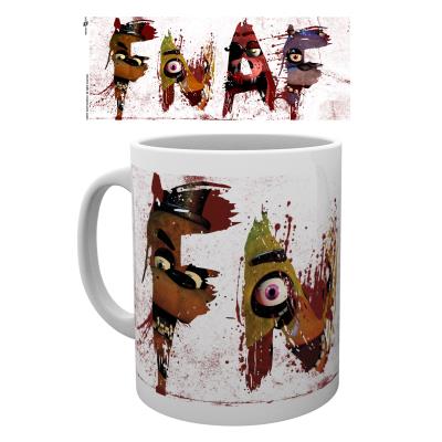 Tasse a cafe Five Nights at Freddys Lettres