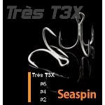 Seaspin très sw 6 triple treble pack de 6 hameçons