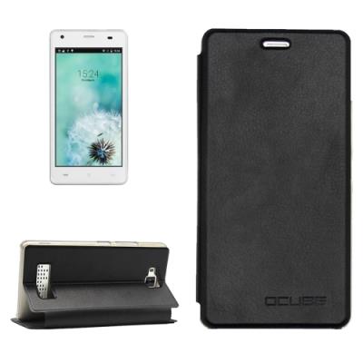 OCUBE CUBOT Echo Housse Etui Cuir PU Noir Texture Litchi