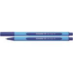 Stylo Bille Schneider Epsilon - Recharge Slider 755 XB, Pointe Inox, Indélébile, Bleu Aqua