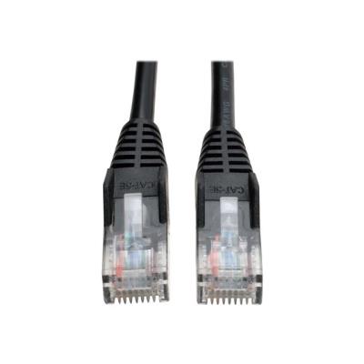 Tripp Lite 10ft Cat5e / Cat5 Snagless Molded Patch Cable RJ45 M/M Black 10' - verbindingskabel - 3 m - zwart