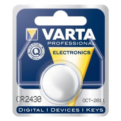 pile varta cr2430 lithium battery 3 v 280 mah