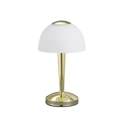Trio Leuchten 529990103 Lampe 1 Ampoule Led 5 W Et 1 Variateur Pour 3 Niveaux D'intensité Lumineuse Laiton Brillantverre Dépoli