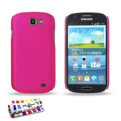 Coque rigide ORIGINALE Ultra Fine Rose bonbon Le , Pearls, de MUZZANO pour SAMSUNG I8730 GALAXY EXPRESS