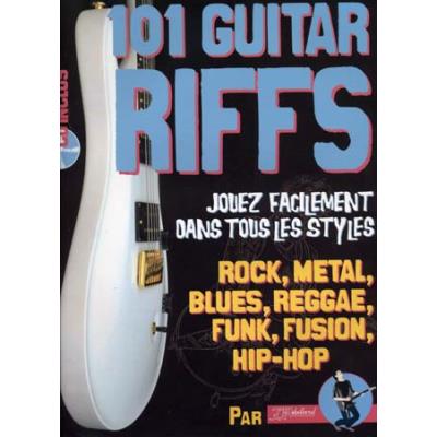 Méthodes et pédagogie JJREBILLARD REBILLARD - 101 GUITAR RIFFS + CD Guitare électrique