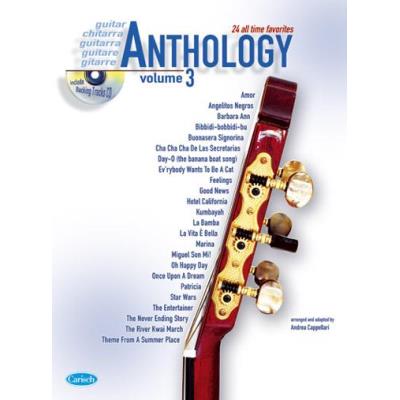 Partitions classique CARISCH CAPPELLARI A. - ANTHOLOGY VOL. 3 + CD - GUITARE Guitare