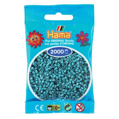 2 000 perles mini (petites perles Ø2,5 mm)- bleu gris