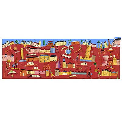 Puzzle ville imaginaire
