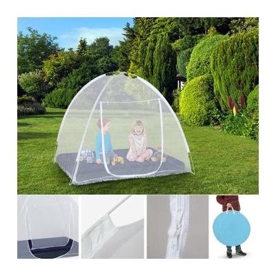 Moustiquaire De Lit Pliable Pop-up - Tente En Dôme Avec 3 Portes, Idéale Pour Chambre, Camping, Protection Anti-moustiques