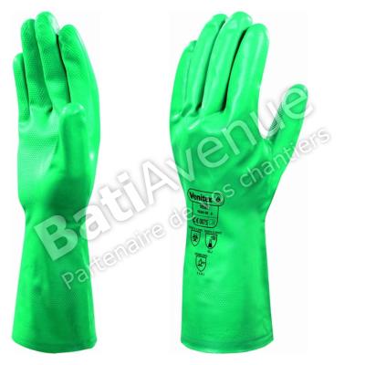 DELTA PLUS- NITREX 801 GANT NITRILE FLOQUé COTON - 33 CM-VE801VE0