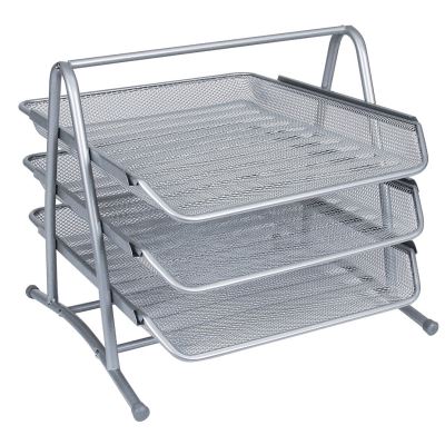 Q-Connect 935096 Set 3 Corbeilles A4 350 x 278 x 275 mm Bleu