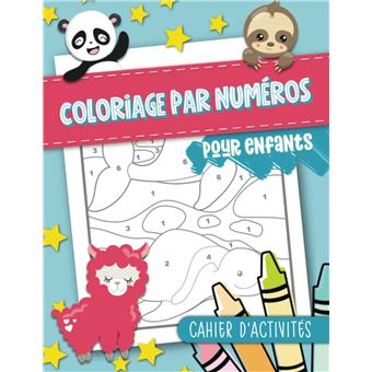 Couleur par numéro pour les enfants de 4 ans: livre de coloriage de noël  (French Edition)