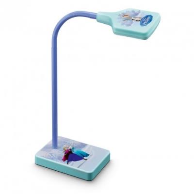 La reine des neiges lampe de bureau led 4 w bleu