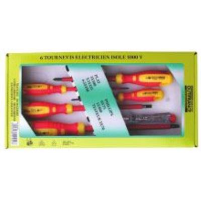 Outifrance - Jeu De 6 Tournevis 1000 Volt