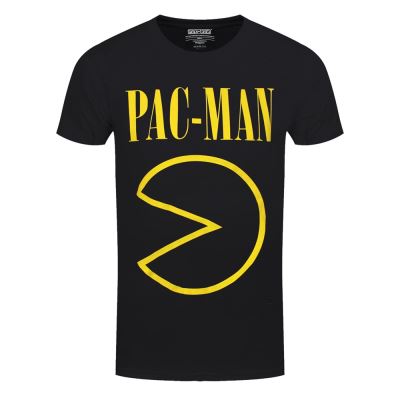 Pac-Man T-Shirt Nirvana Style Homme NoirXL
