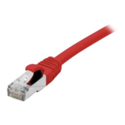 Cable rj45 ftp cat6a lsoh snagless rouge 7.50m