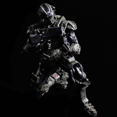 Square-Enix - Starship Troopers Invasion Play Arts Kai figurine Hero Major Hen