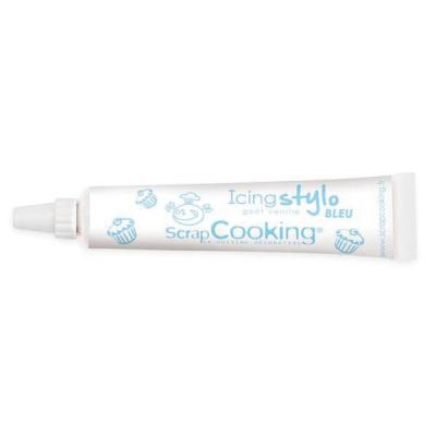 Stylo glaçage bleu goût vanille