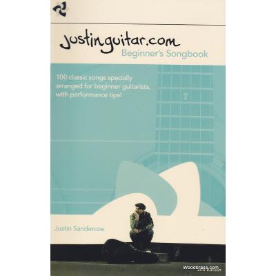 Méthodes et pédagogie WISE PUBLICATIONS SANDERCOE J. - JUSTINGUITAR.COM BEGINNER'S SONGBOOK - 2ND EDITION Guitare acoustique