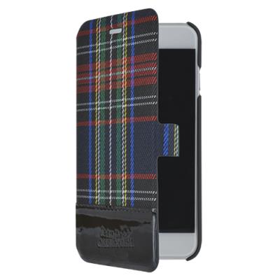 Etui Folio Tartan Noir Jean Paul Gaultier Pour Iphone 6 Plus/6S Plus