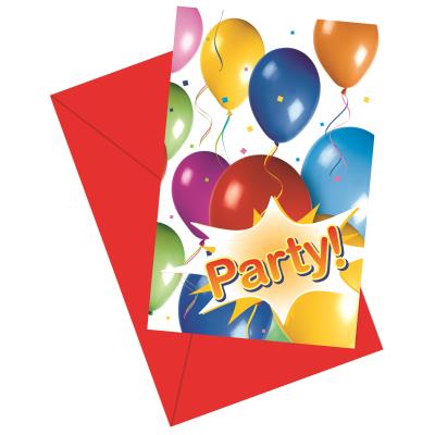 Cartons d'invitation Balloon