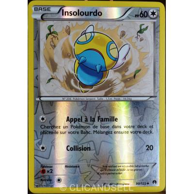 Acheter carte Pokémon 90/122 Insolourdo 60 PV - REVERSE XY - Rupture Turbo NEUF FR État correct - 16,00 € carte Pokémon 90/122 Insolourdo 60 PV - REVERSE XY - Rupture Turbo NEUF FR État correct - Pokémon reconditionné disponible sur Fnac