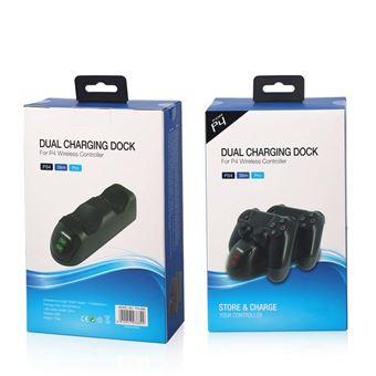 Double Chargeur USB 4gamers Blanc pour manette PS4 - Accessoire pour manette  à la Fnac
