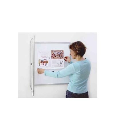 Vitrine daffichage intérieur sp 6 x a4 fond blanc magnétique l 87 x h 75 cm magnetoplan 1215100
