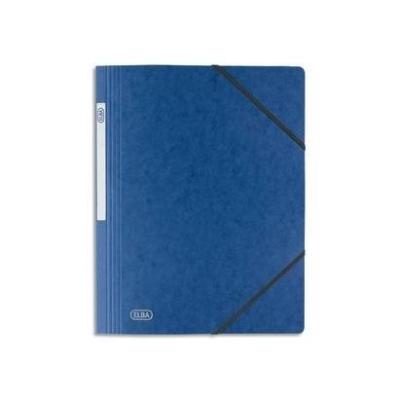 Elba chemise simple à élastiques pour a4 carte 5 100 bleu 100200264
