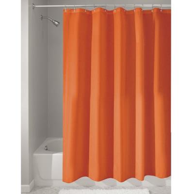 Interdesign 14647eu rideau de douche imperméable antimoisissures polyester orange 180 x 180 cm