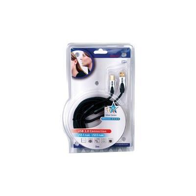 HQ Silver USB-kabel - 5 m