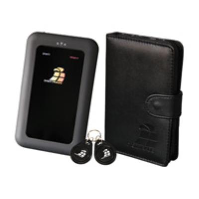 DIGITTRADE RS64 RFID Security - Disque dur - chiffré - 2 To - externe (portable) - 2.5 - USB 2.0 - 5400 tours/min - mémoire tampon : 8 Mo - noir
