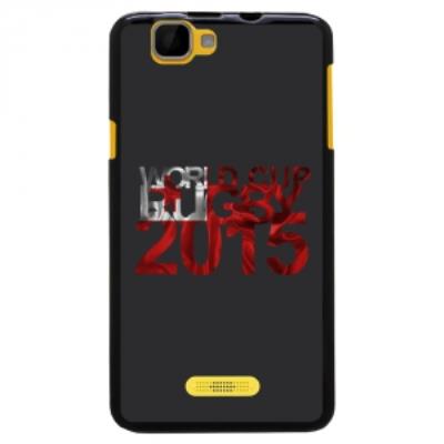 Coque Souple en gel pour Wiko Rainbow avec impression Tonga et logo rugby WCR 2015