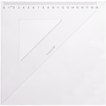 Equerre graduée 45° 2 bords anti-taches 30 cm - graph it - Règles ...