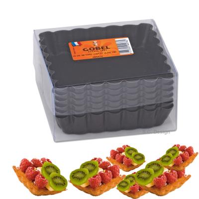 Gobel - boîte de 6 tartelettes carrées