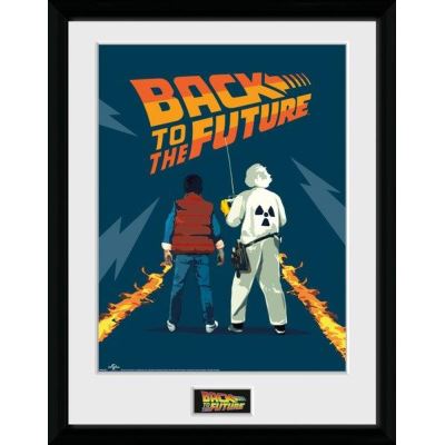 BACK TO THE FUTURE - Collector Print 30X40 - Doc and Marty