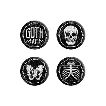 Goth AF Pins | LookHUMAN