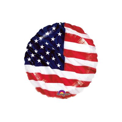 Ballon Aluminium Drapeau Usa 43 Cm - Tricolore