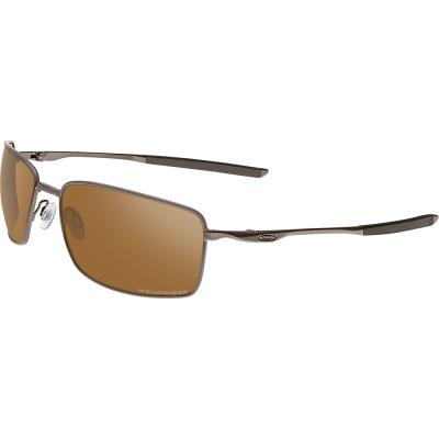 Oakley square wire tungstene tungsten iridium polarisé - medium-large - brun