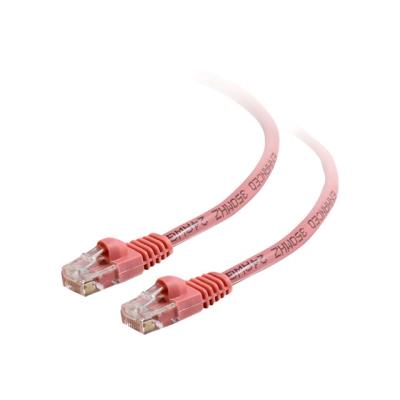 C2G Enhanced Cat5E 350MHz Snagless Patch Cable - verbindingskabel - 15 m - roze