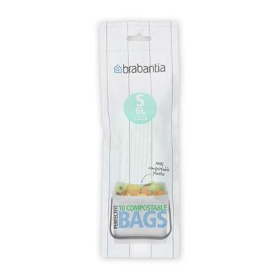 Sacs poubelle compostables Brabantia PerfectFit 6 L (Type S)