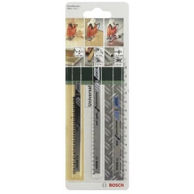 Bosch 2609256777 Assortiment De Lames De Scie Sauteuse Progressor 3 Pièces