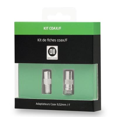 Kit de fiches coaxiales/SAT D2 Diffusion