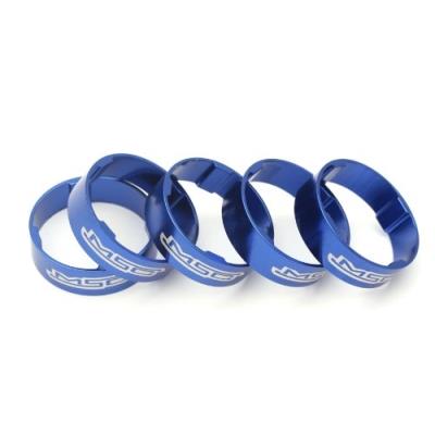 Msc bikes msc ult. tetra lot de 5 bagues despacement en alu anodisé bleu 10 mm