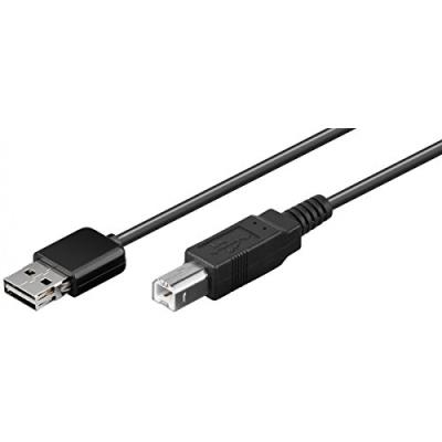 Usb kabel a -> b st st 0.50m schwarz easy usb ---