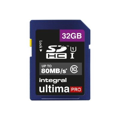 Integral UltimaPro - flashgeheugenkaart - 32 GB - SDHC UHS-I