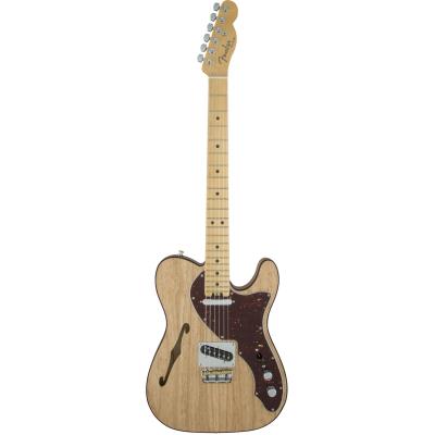 Guitares Électriques Fender American Elite Telecaster Thinline Mn Natural + Etui Telecast
