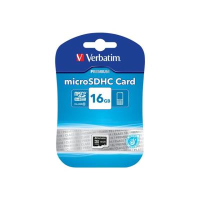 Verbatim - carte mémoire flash - 16 Go - microSDHC
