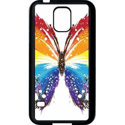 Coque Samsung Galaxy S5 Papillon Abstrait